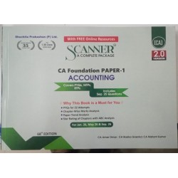Scanner CA Foundation Paper-1 Accounting | Latest Edition Scanner CA Foundation Paper-1 Accounting | Latest Edition