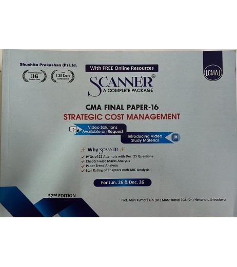 Scanner CMA Final Paper 16: Strategic Cost Management 