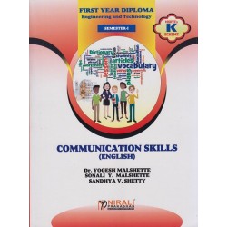 Communication Skills (English) K Scheme MSBTE First Year Sem 1 Nirali Publication