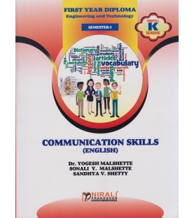 Communication Skills (English) K Scheme MSBTE First Year Sem 1 Nirali Publication
