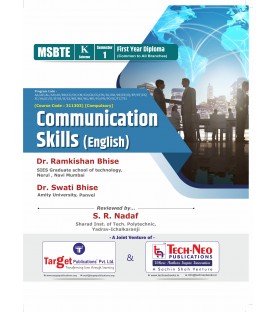 Communication Skills (English) K Scheme MSBTE First Year Sem 1 TechNeo Publication