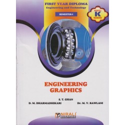 Engineering Graphics K Scheme MSBTE First Year Sem 1 Nirali  Publication