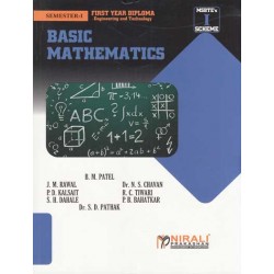 Basic Mathematics  I Scheme MSBTE First Year Sem 1 Nirali Publication
