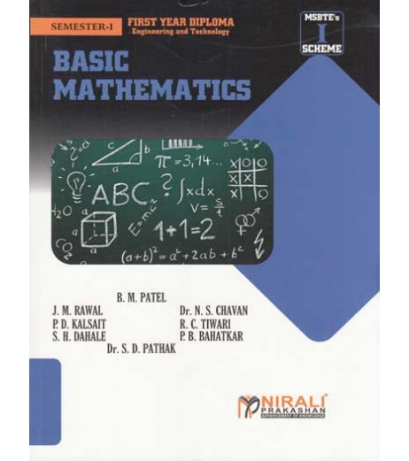 Basic Mathematics  I Scheme MSBTE First Year Sem 1 Nirali Publication First year Sem 1 MSBTE - SchoolChamp.net