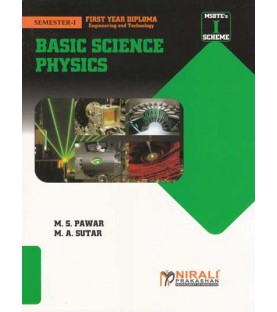 Basic Science Physics I Scheme MSBTE First Year Sem 1 Nirali Publication