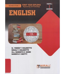 English I Scheme MSBTE First Year Sem 1 Nirali Publication