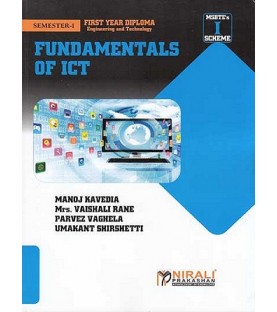 Fundamentals of ICT I Scheme MSBTE First Year Sem 1 Nirali Publication