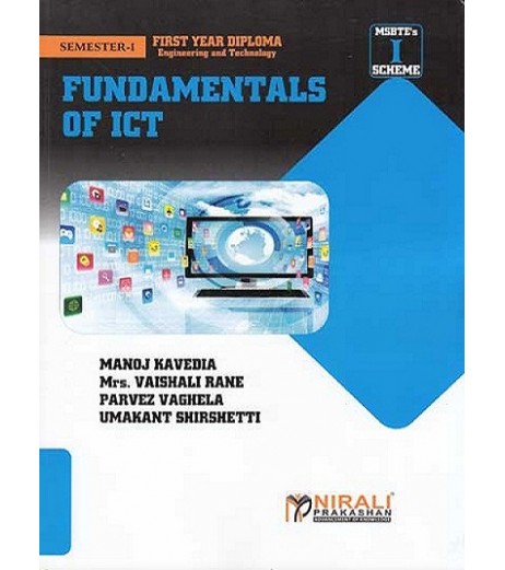 Fundamentals of ICT I Scheme MSBTE First Year Sem 1 Nirali Publication First year Sem 1 MSBTE - SchoolChamp.net