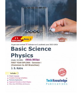 Basic Science Physics K Scheme MSBTE First Year Sem 1 Tech-Knowledge Publication