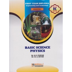 Basic Science Physics K Scheme MSBTE First Year Sem 1 Nirali Publication