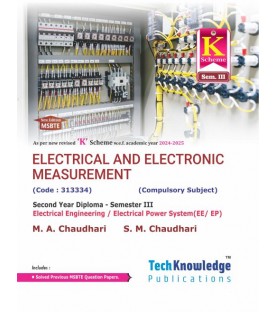 Electrical and Electronic Measurement MSBTE  Diploma Sem 3 Electrical Engineering Techknowledge Publication