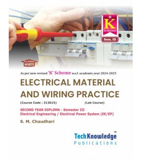 Electrical Materials and Wiring Practice MSBTE  Sem 3 Electrical Engineering Techknowledge Publication
