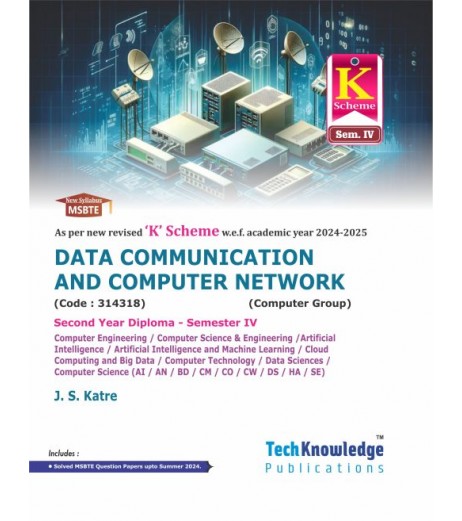 Data Communication and Computer Network MSBTE K Scheme Sem 4 Computer  Engineering | Techknowedge Publication