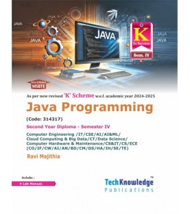 Java Programming MSBTE K Scheme Sem 4 Computer & IT Engineering | Techknowedge Publication 