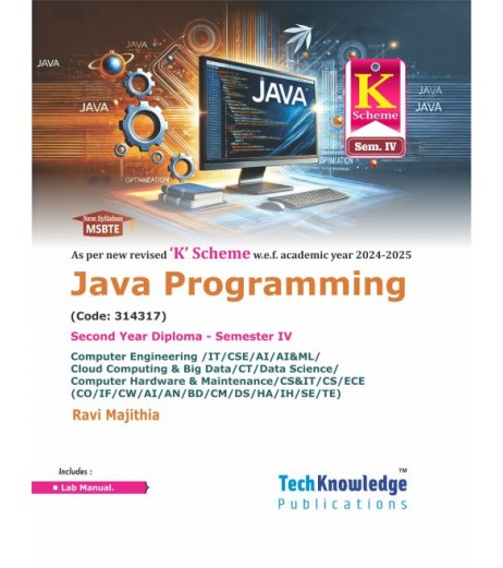 Java Programming MSBTE K Scheme Sem 4 Computer & IT Engineering | Techknowedge Publication