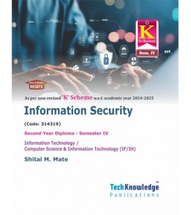 Information Security MSBTE K" Scheme Sem 4  IT Engineering | Tech-Knowledge Publication