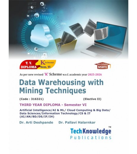  Data Warehousing with Mining Techniques Sem 6 MSBTE 'K' Scheme | TechKnowledge | Schoolchamp