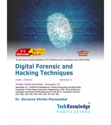 Digital Forensic and Hacking Techniques Sem 6 MSBTE 'K' Scheme | TechKnowledge | Schoolchamp
