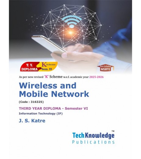 Wireless and Mobile Network MSBTE 'K' scheme Sem 6 IT Engineering | Tech-Knowledge Publication