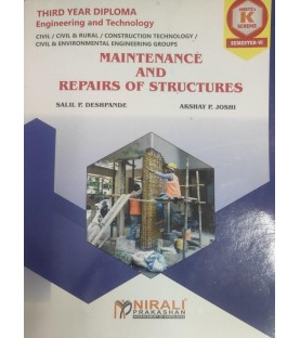 Nirali Maintenance And Repairs Of Structures MSBTE 'K' scheme Sem 6 Civil Engineering