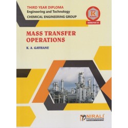 Nirali Mass Transfer Operations MSBTE ‘K’ scheme Diploma Sem