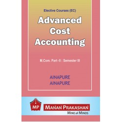 Advanced Cost Accounting M.Com Sem 3 Manan Prakashan