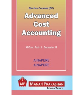 Advanced Cost Accounting M.Com Sem 3 Manan Prakashan