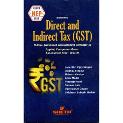 Direct and Indirect Tax  M.Com Sem 2 NEP 2020 Sheth