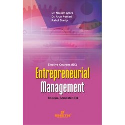 Entrepreneurial Management M.Com Sem 3 Sheth Publication