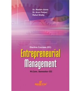 Entrepreneurial Management M.Com Sem 3 Sheth Publication