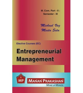 Entrepreneurial Management M.Com Sem 3 Manan Prakashan