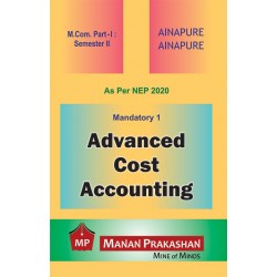 Advanced Cost Accounting  M.Com Part I Sem 2 NEP 2020 Manan