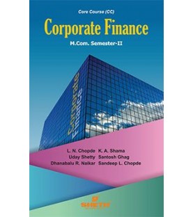 Corporate Finance M.Com Sem 2 Sheth Publication