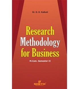 Research Methodology for Business  M.Com First year Sem 2 Sheth Publishers