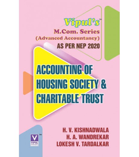 Accounting of Housing Society and Charitable Trust  Sem 2 Vipul Prakashan | NEP 2020