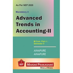 Advanced Trends in Accounting-II M.Com Part 1 Sem 2 NEP 2020 Manan Prakashan