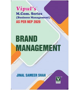 Brand Management M.Com Part I Sem 2 NEP 2020 Vipul Prakashan