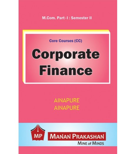 Corporate Finance M.Com Sem 2 Manan Prakashan M.Com Sem 2 - SchoolChamp.net