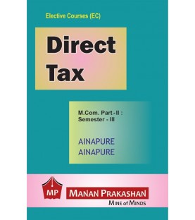 Direct Tax M.Com Sem 3 Manan Prakashan