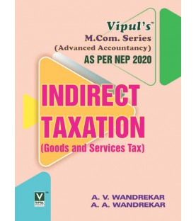 Indirect Taxation M.Com Sem 2 Vipul Prakashan |  NEP 2020