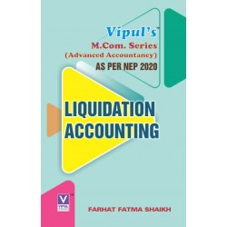 Liquidation Accounting M.Com Sem 2 Vipul Prakashan | NEP