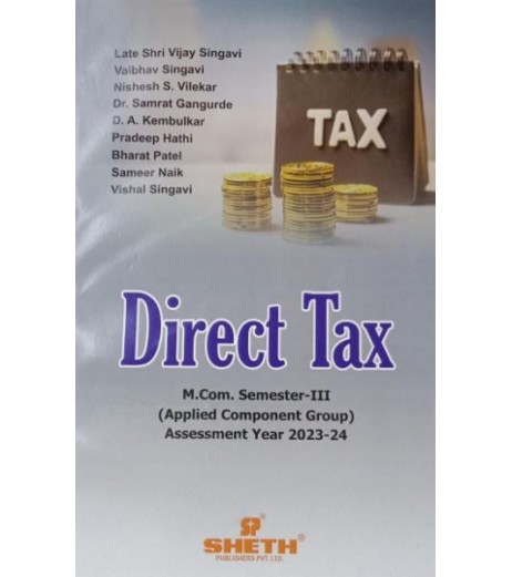 Direct Tax M.Com Sem 3 Sheth Publication