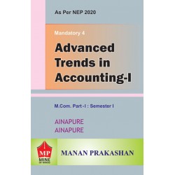 Advanced Trends in Accounting M.Com Part 1 Sem 1 NEP 2020 Manan Prakashan