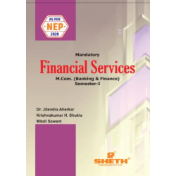 Financial Services M.Com Sem 1 Sheth Publication | NEP 2020