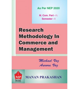 Research Methodology In Commerce And Management  M.Com Part 1  Sem 1 NEP 2020 Manan Prakashan