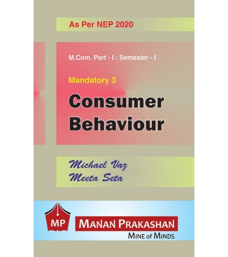 Consumer Behaviour M.Com Sem 1 NEP 2020  Manan Prakashan