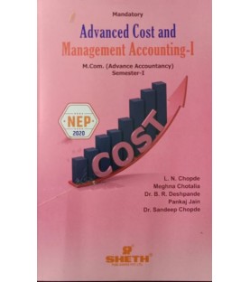 Advanced Cost and Management Accounting M.Com Sem 1 Sheth Publication | NEP 2020