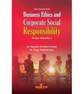 Business Ethics and Corporate Social Responsibility M.Com Sem 1 Sheth Publication