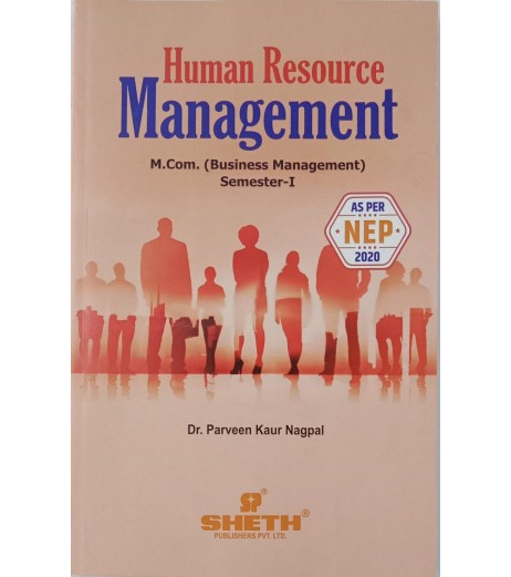 Human Resource Management M.Com Part 1 Sem 1 NEP 2020 Sheth Publication