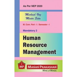Human Resource Management M.Com Part 1 Sem 1 NEP 2020 Manan
